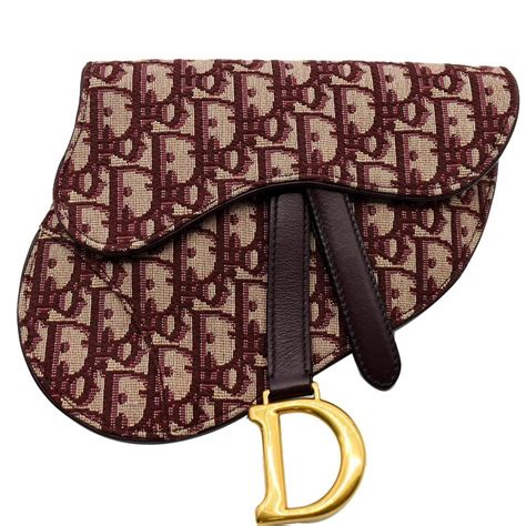 dior oblique jacquard belt pouch|saddle belt pouch.